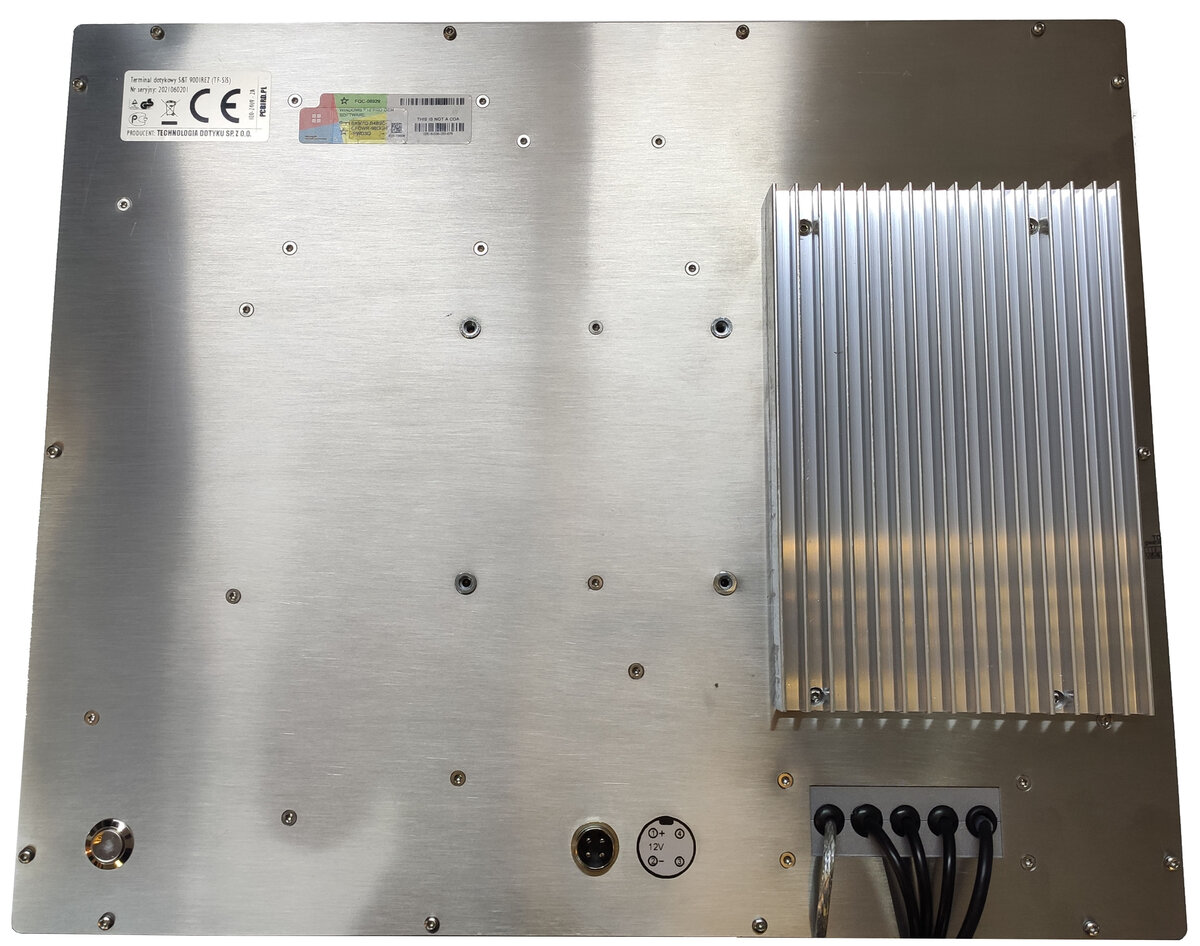 Komputer Panel PC 19" HARRDY 900N33 Rezystancyjny INOX