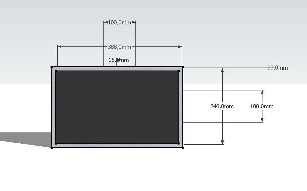Monitor dotykowy 15,6" HARRDY MT-FX-156-R Przemysłowy Rezystancyjny INOX