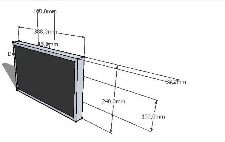 Monitor dotykowy 15,6" HARRDY MT-FX-156-R Przemysłowy Rezystancyjny INOX