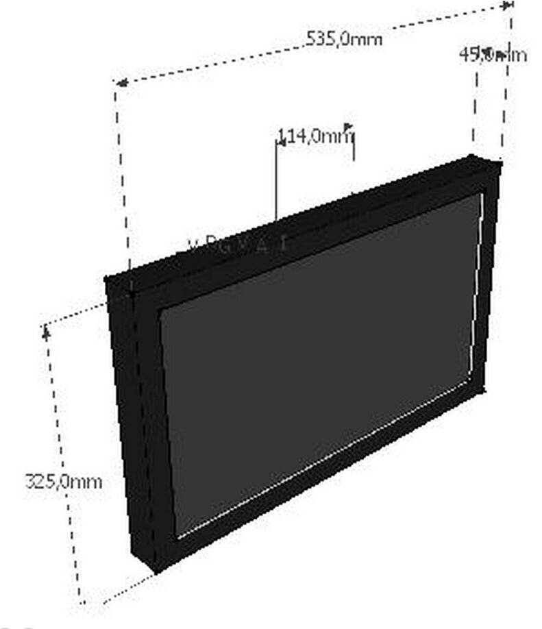 Monitor dotykowy 21,5" HARRDY MT-FM-215-PA Przemysłowy Pojemnościowy