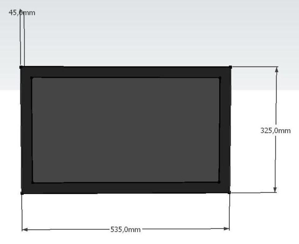 Monitor dotykowy 21,5" HARRDY MT-FM-215-PB Przemysłowy Pojemnościowy