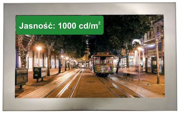 Monitor dotykowy 21,5" HARRDY MT-FX-215-PB Przemysłowy Pojemnościowy INOX